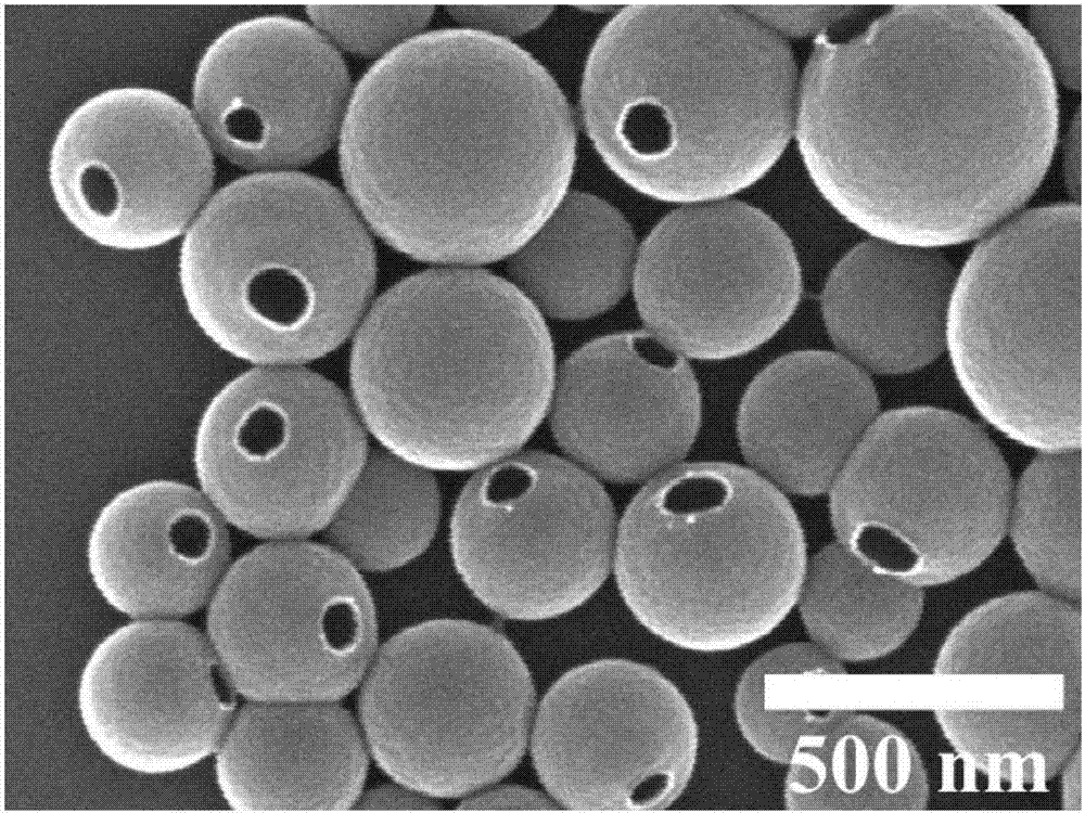 Epoxy resin-silicon dioxide composite mono-porous Janus hollow microsphere and preparation method thereof