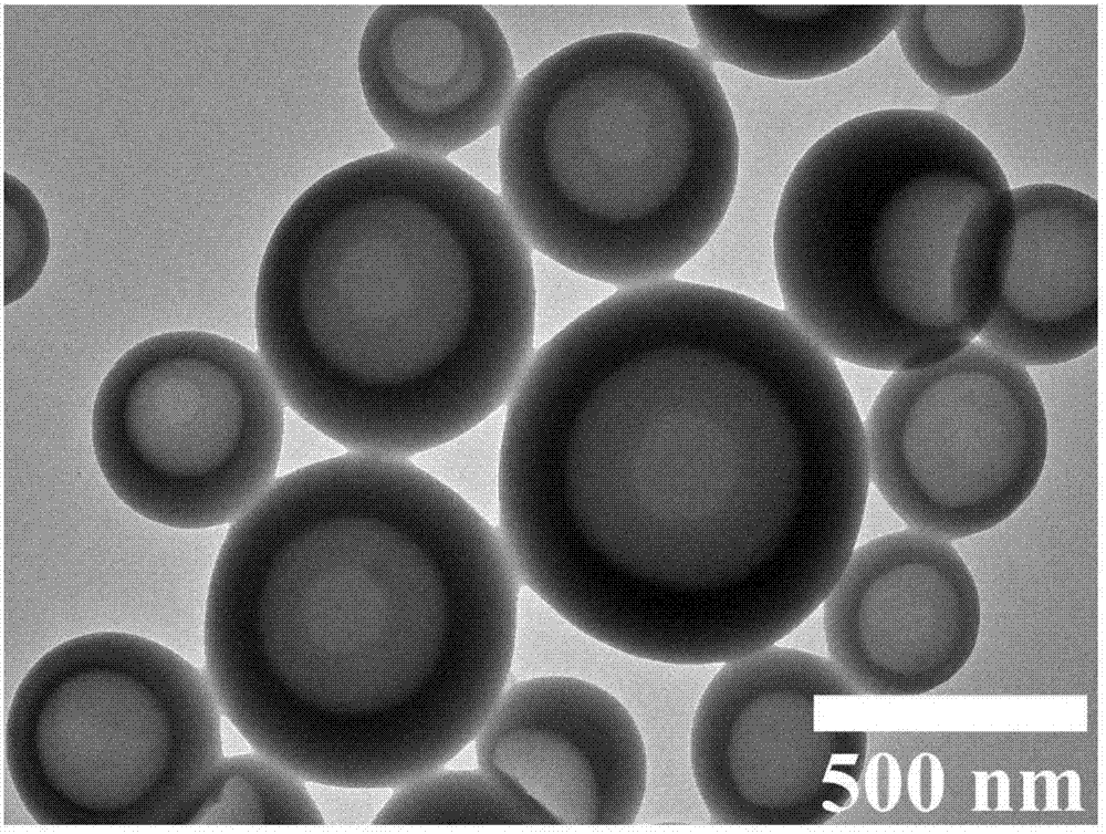 Epoxy resin-silicon dioxide composite mono-porous Janus hollow microsphere and preparation method thereof