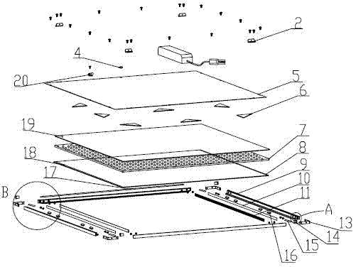 Light emitting diode (LED) lamp disk