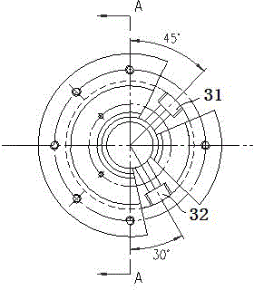 A sealing structure for the rotating shaft of a powder feeder