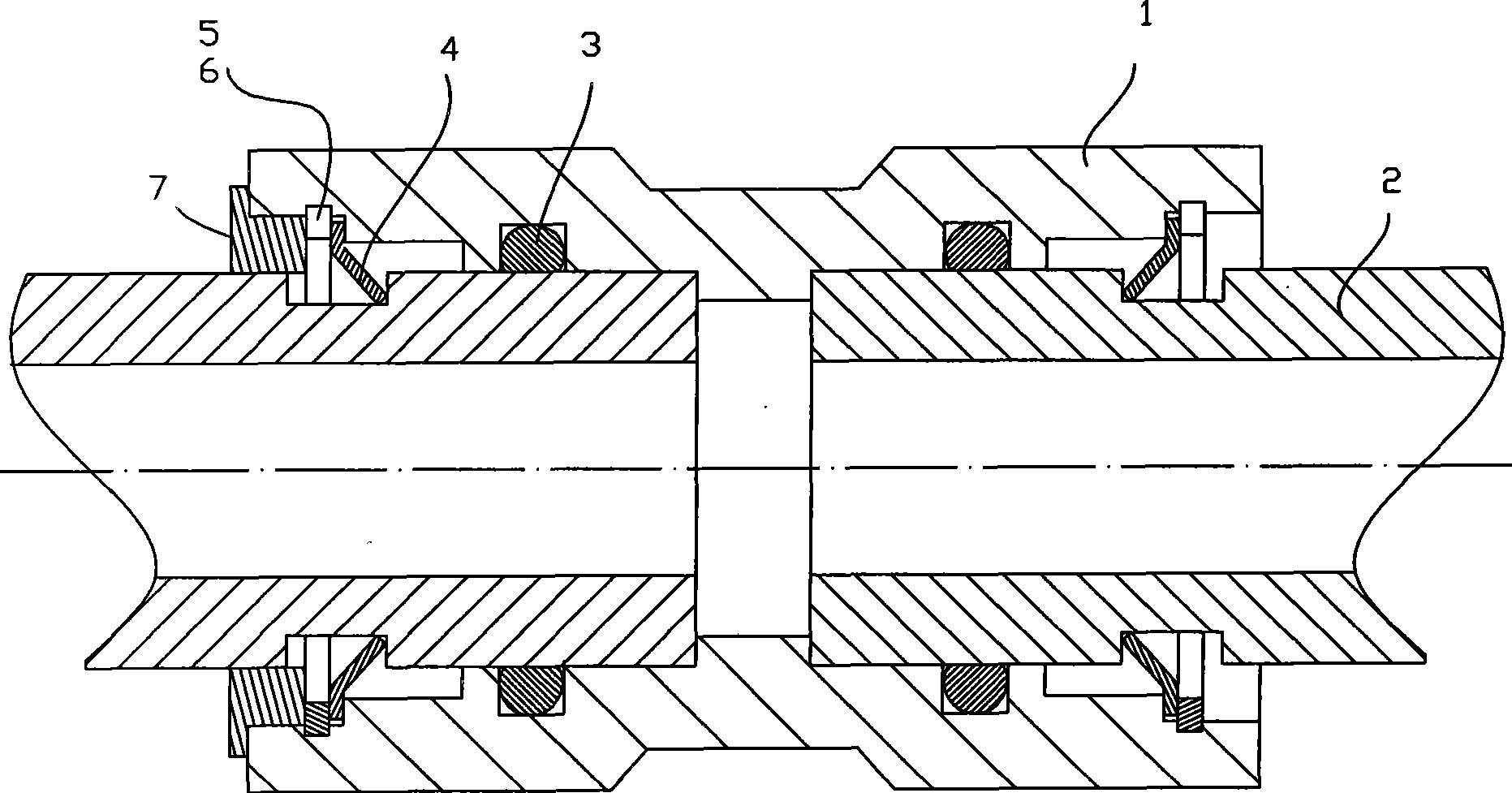 Connector of pipe