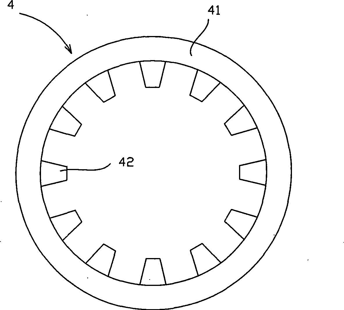 Connector of pipe