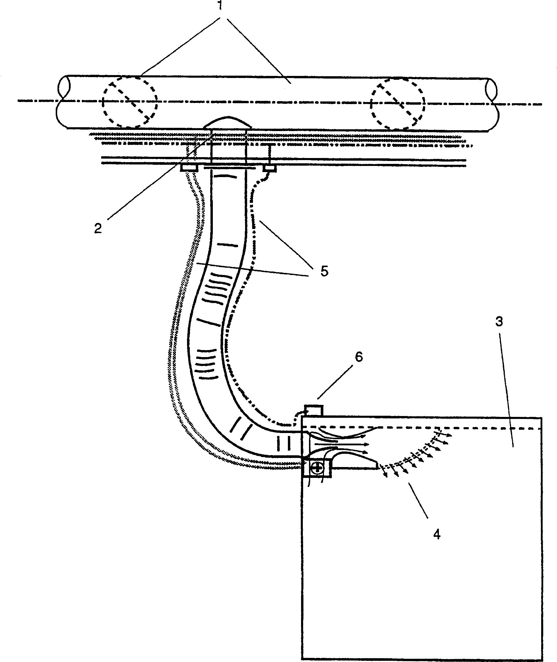 Method and means to create an individually controlled climate at a separate workstation