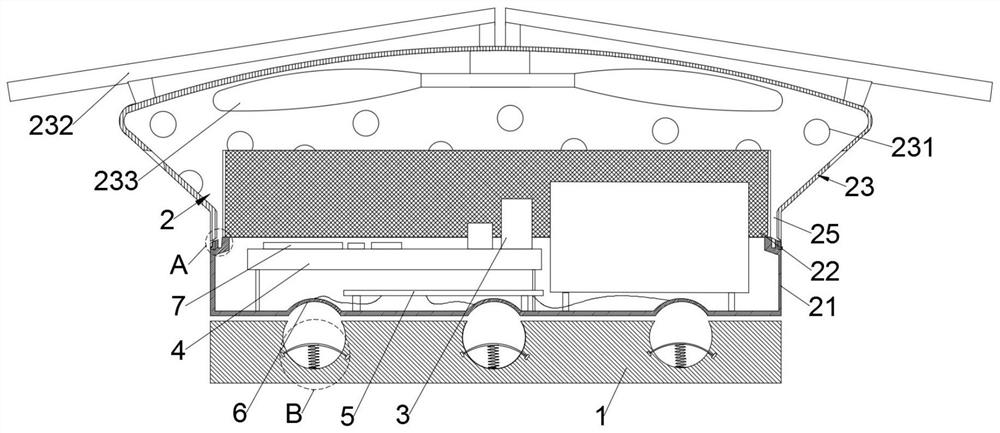 A 10kv line power failure alarm device