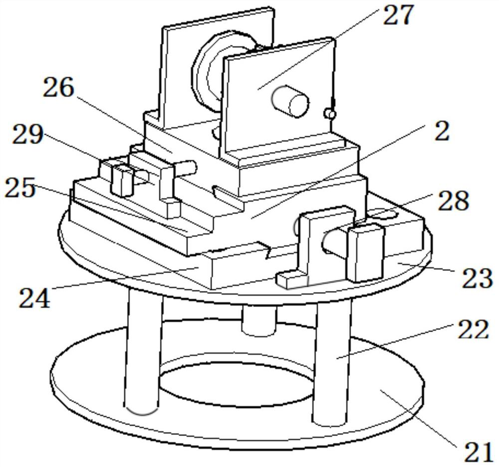 Large vertical water pump centering device capable of presetting offset and method for presetting offset