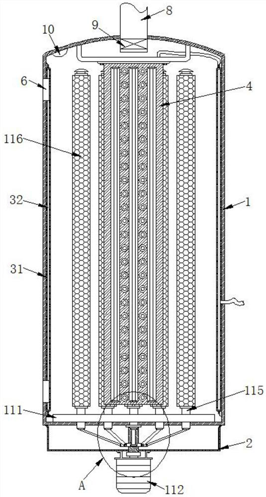 Drum-type drying system for textile fabric production