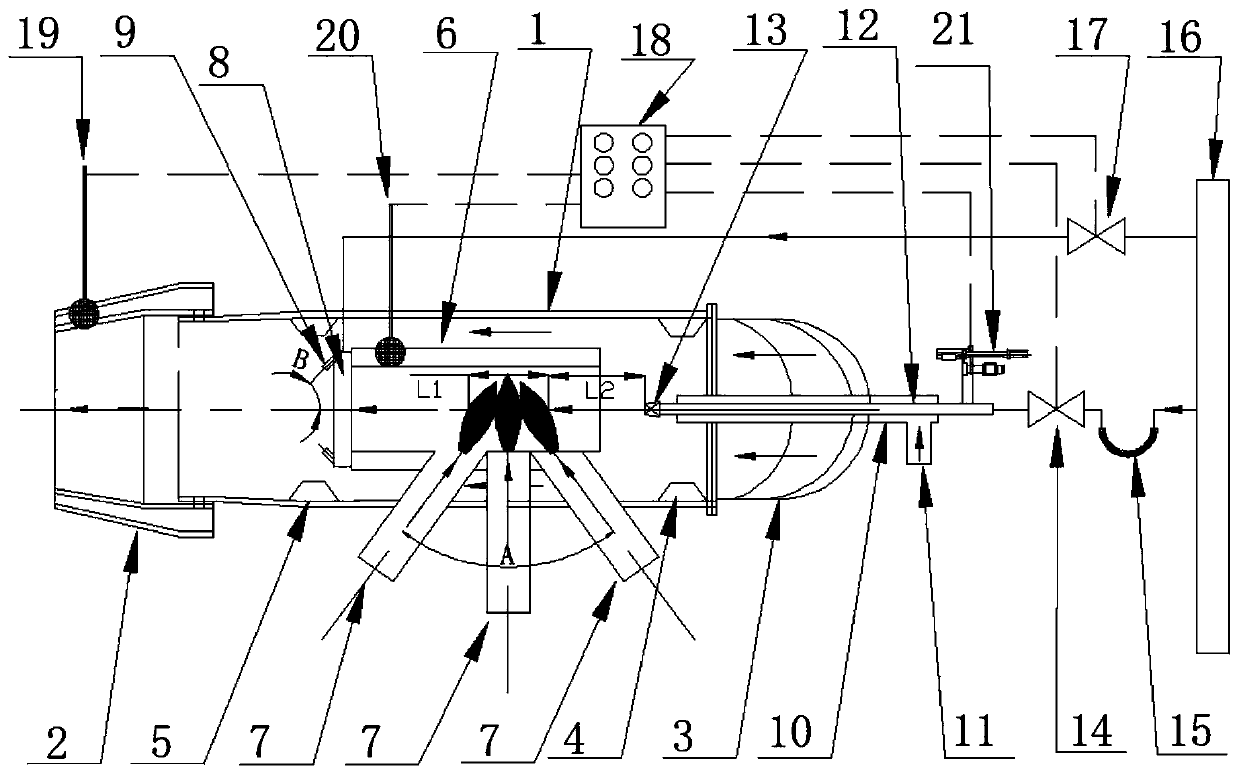 Alternating current plasma-oxygen rich ignition combustor