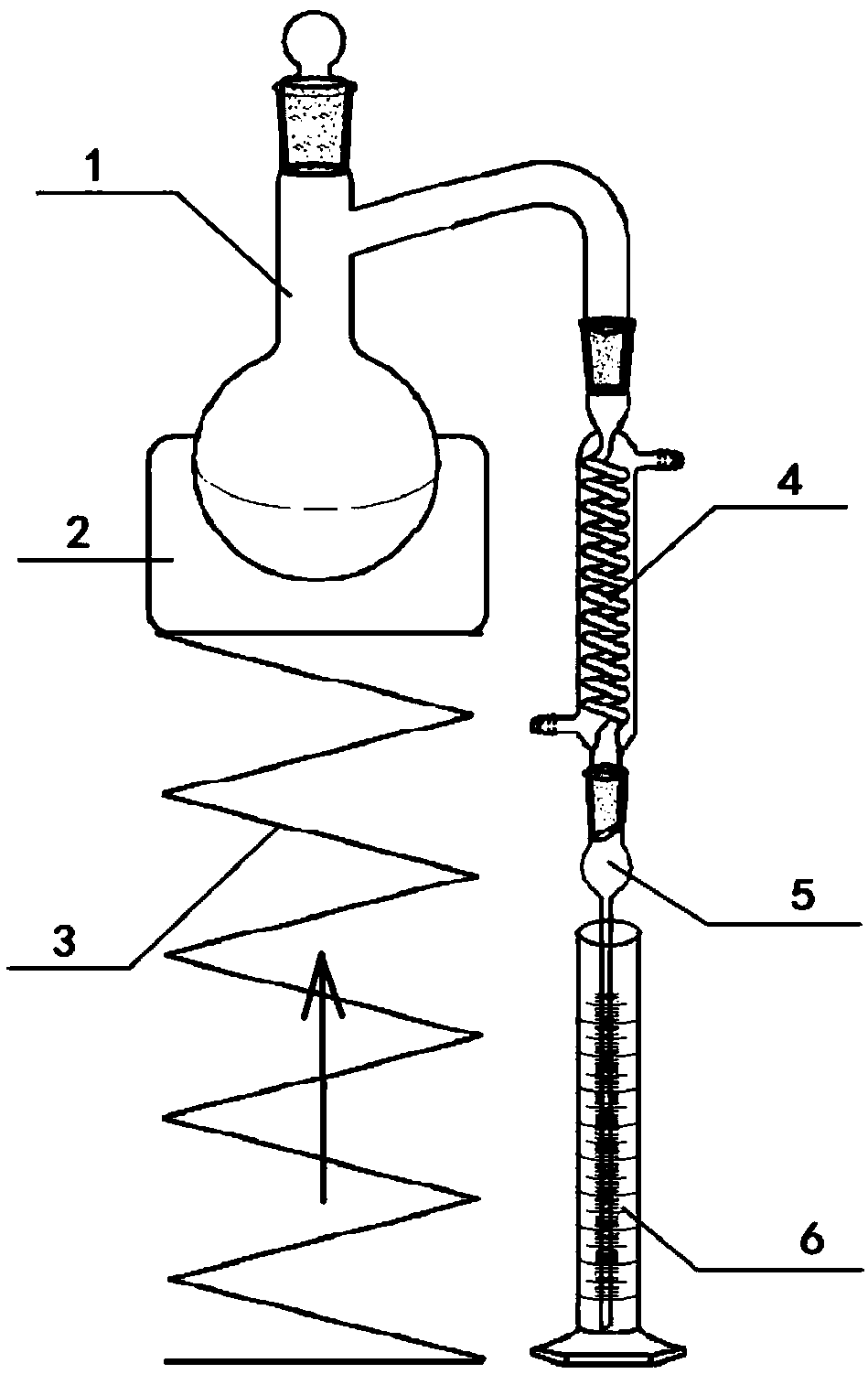 Detection method of ammonia content in coal ash