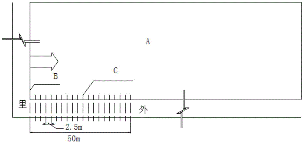 Lossless detection method for strata pressure movement law