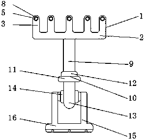 Adjustable lock with fixing effect for sharing bicycle