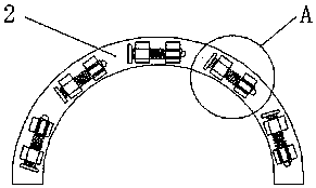 Adjustable lock with fixing effect for sharing bicycle