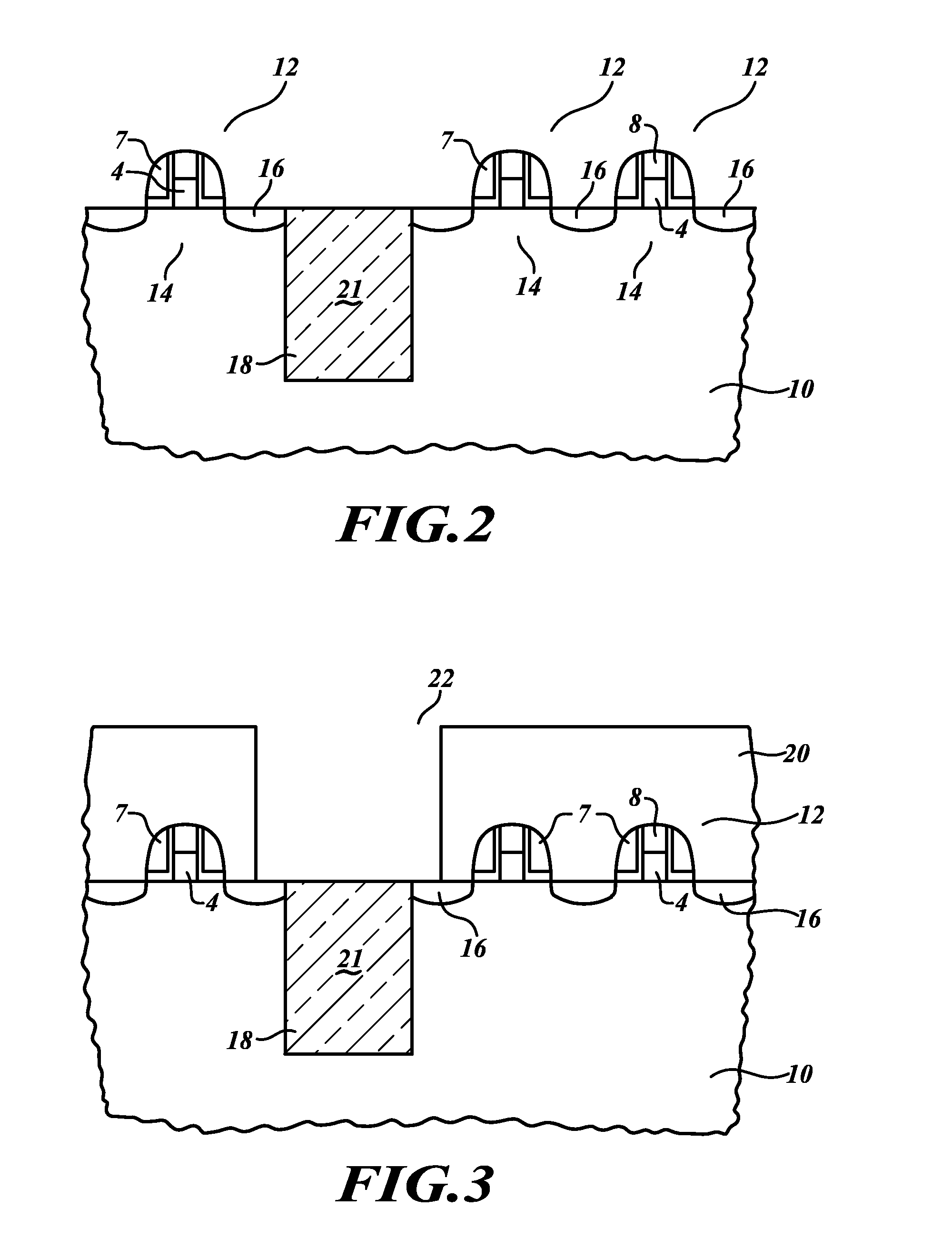 Strained transistor and method for forming the same