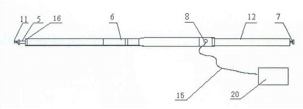 Rock-soil frost heaving thawed collapse two-dimensional vector measuring method