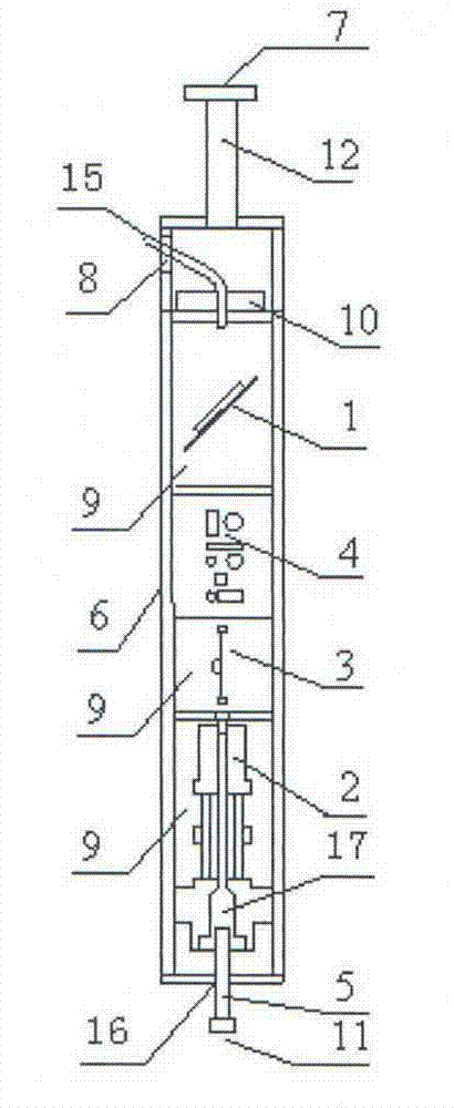 Rock-soil frost heaving thawed collapse two-dimensional vector measuring method