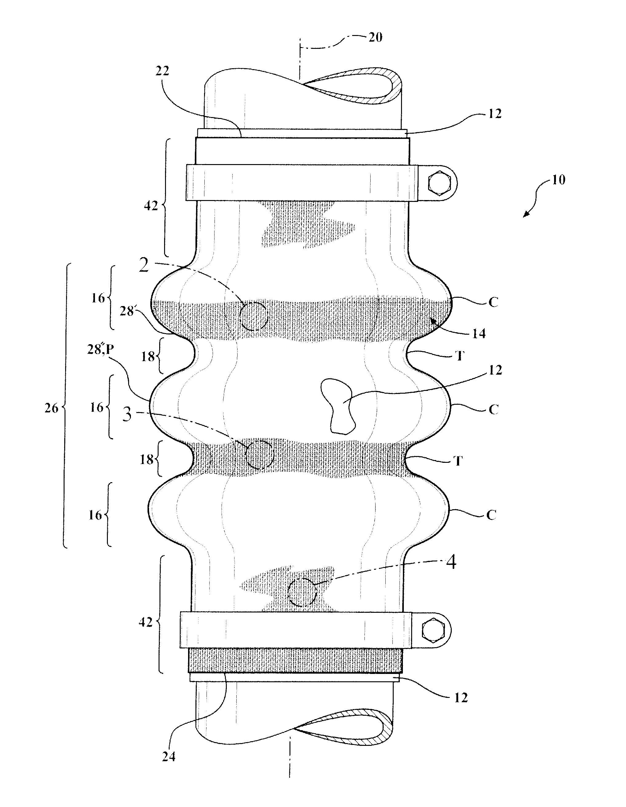 Corrugated Knit Sleeve and Method of Construction Thereof