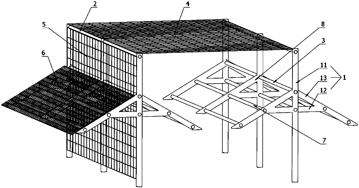 Method for interplanting passion fruits and kadsura coccinea