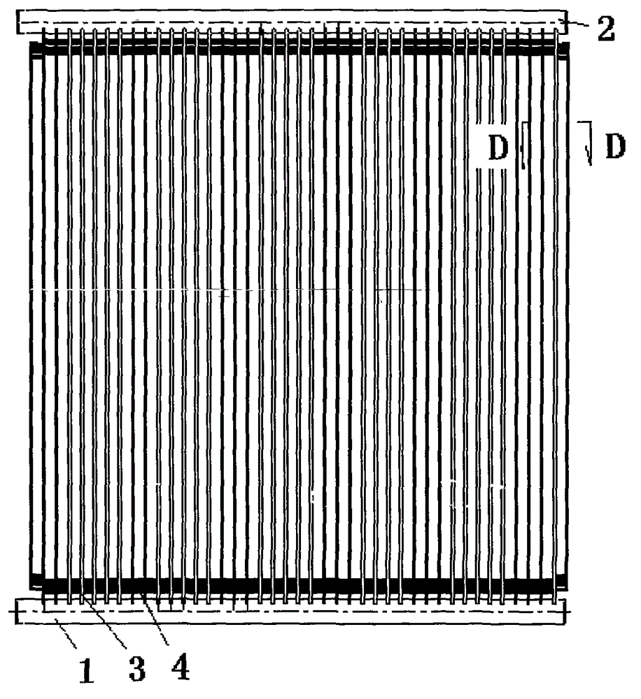 Heat exchanger and flat heat-exchanging tube