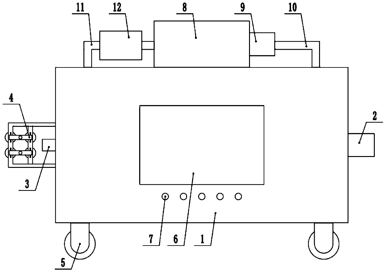 Environment-friendly cable dehumidifying and drying equipment