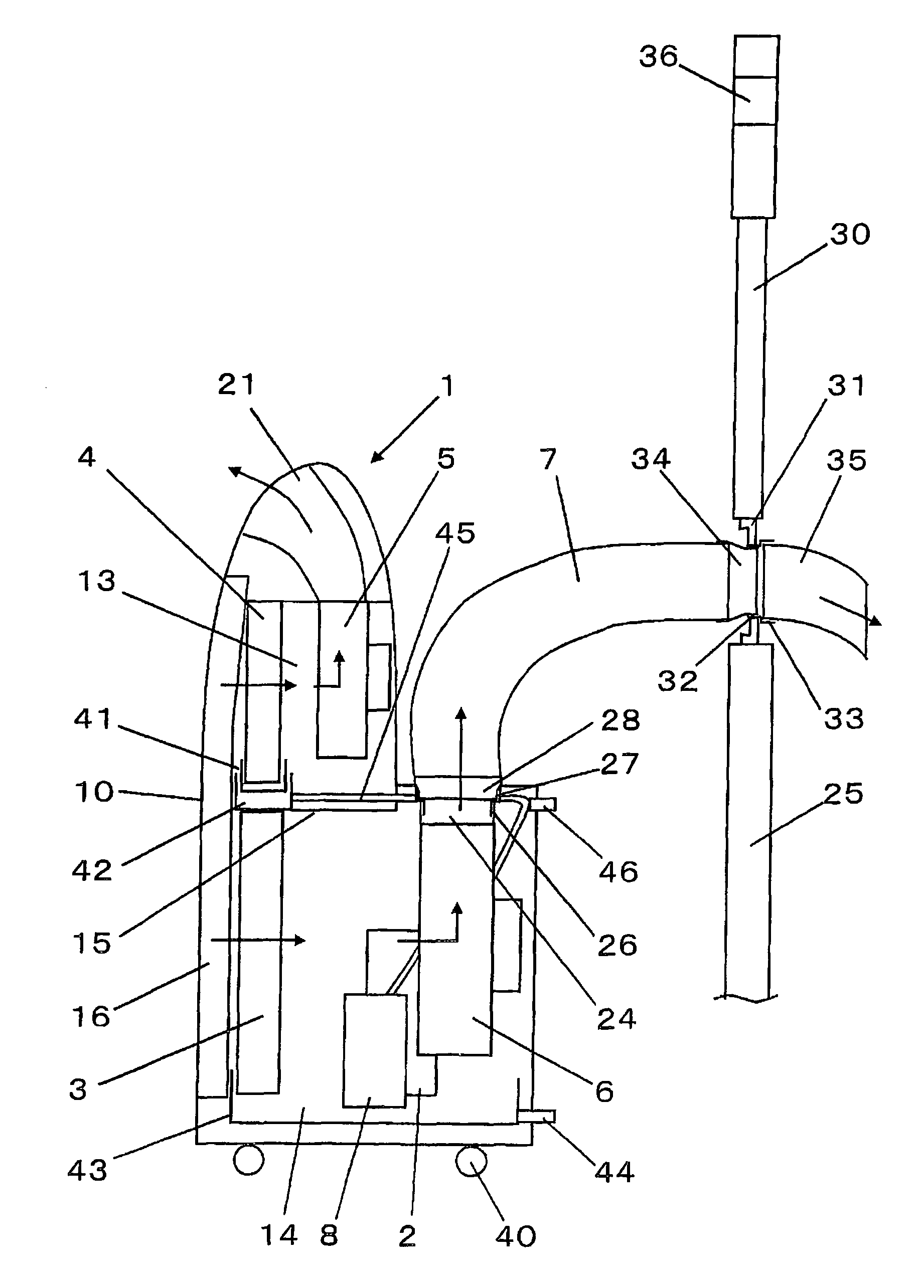 Integral type air conditioner