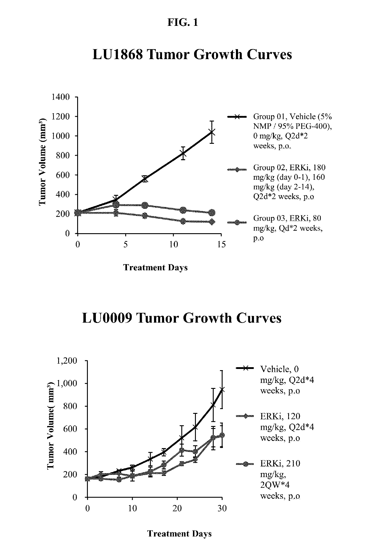 Treatment of squamous cell carcinomas with inhibitors of erk