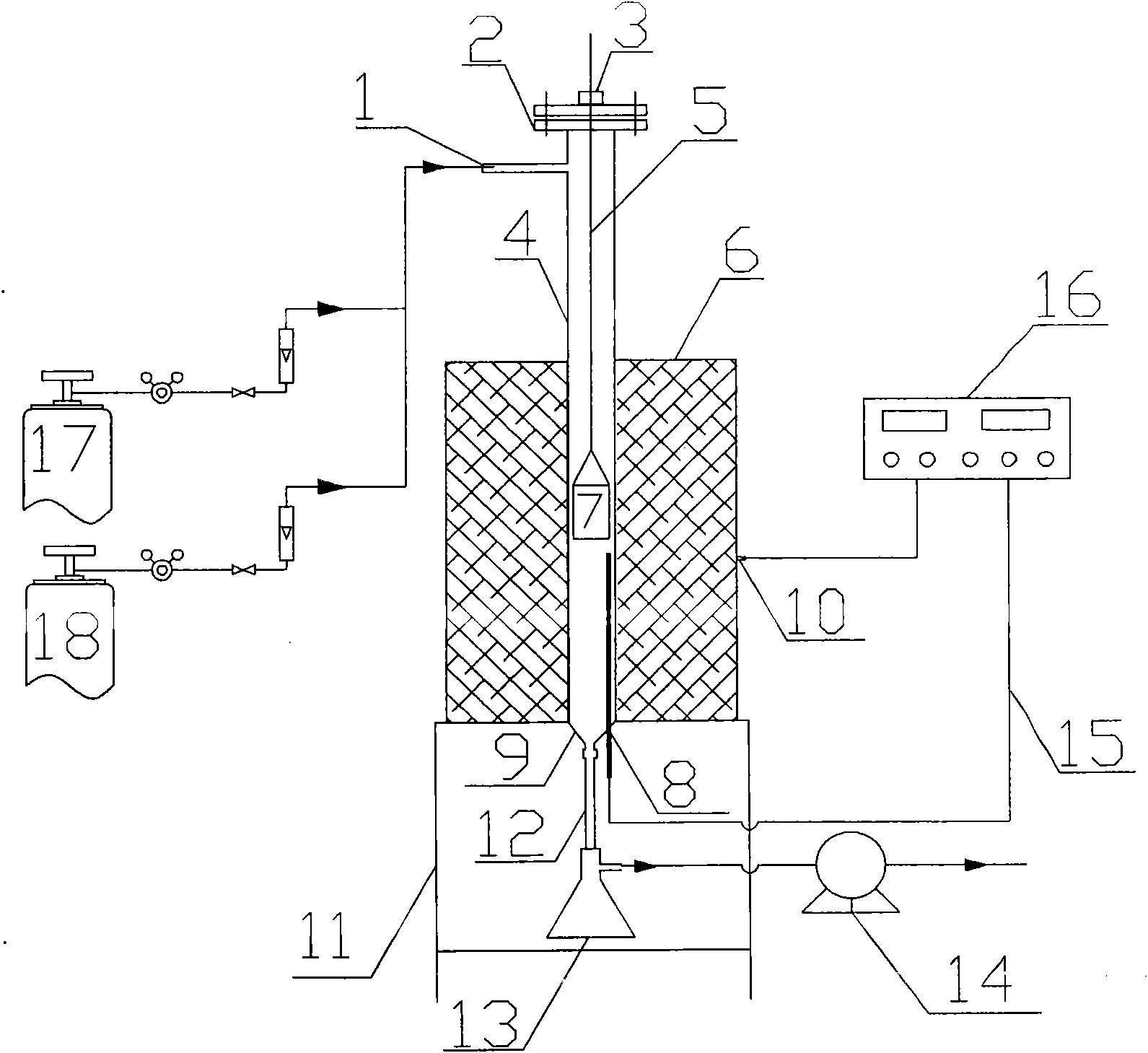 Fast pyrolytic test device and application