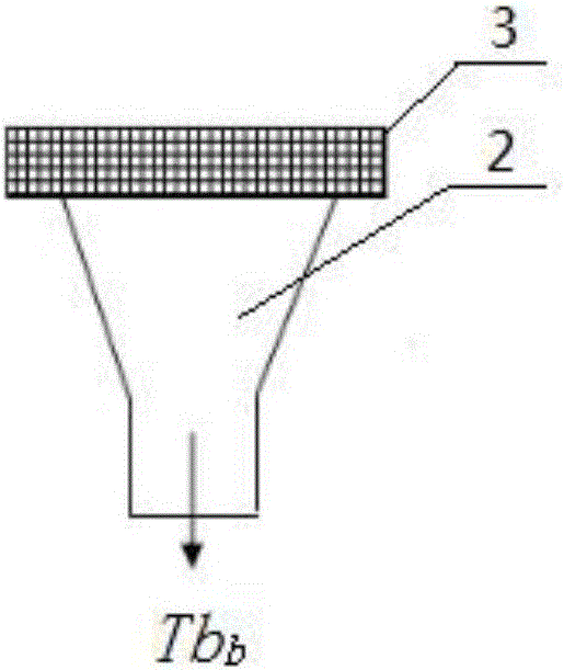 Litter layer transmittance measuring device and measuring method