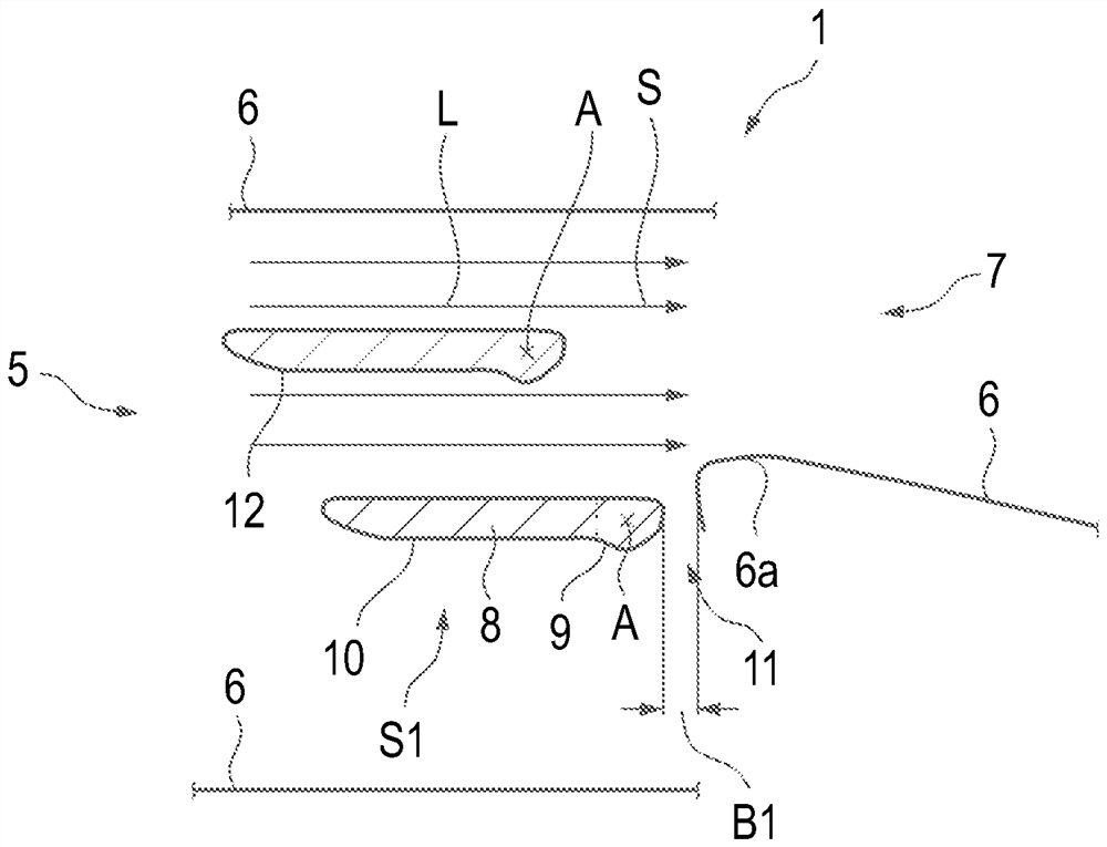 Ventilation outflow device, ventilation system and motor vehicle