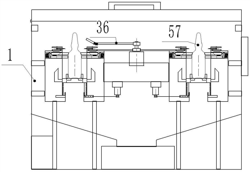 Automatic bottle opening method for medical injection ampoules