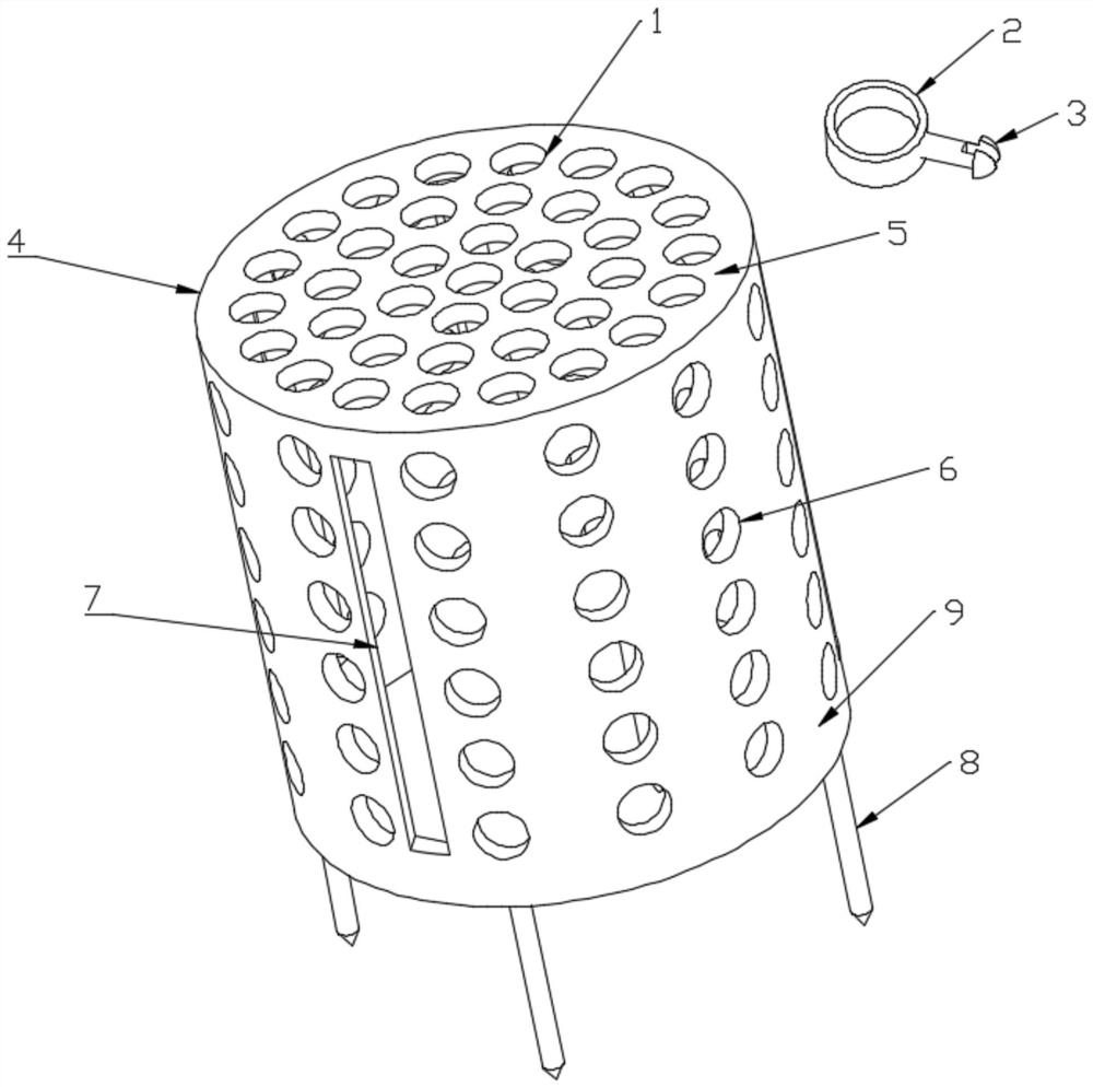 A hollow cylinder type seabed coral cultivation device and method