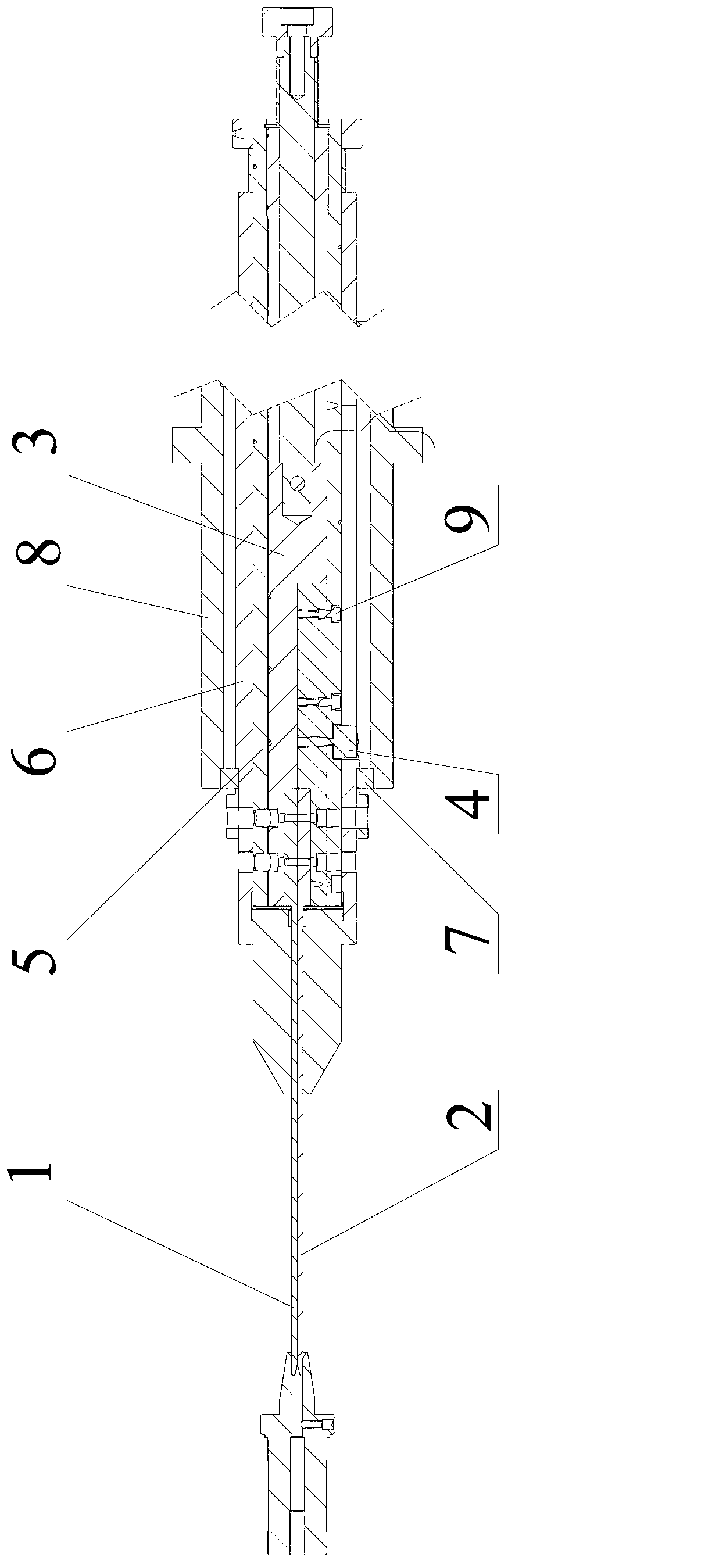 Battery winding machine and winding needle mechanism thereof