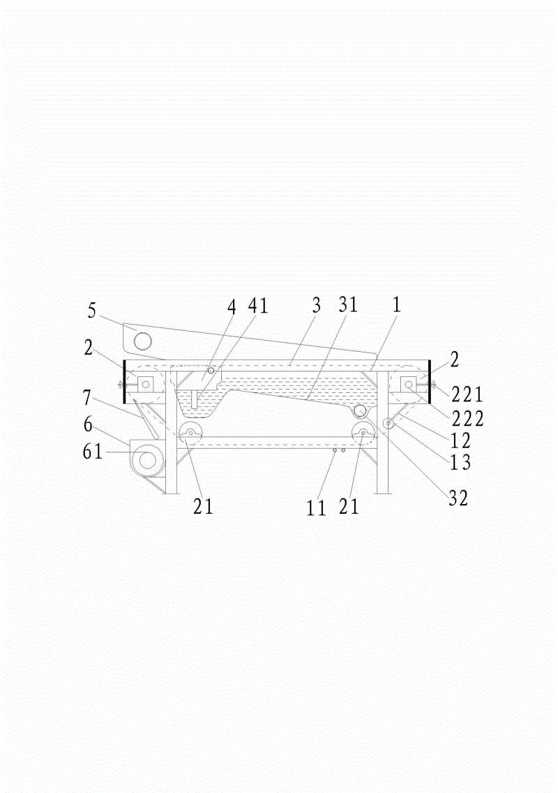 Sewage diversion trench suction filter system