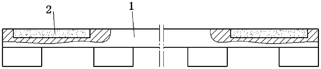 Positioning method of prefabricated box beam embedded steel plates