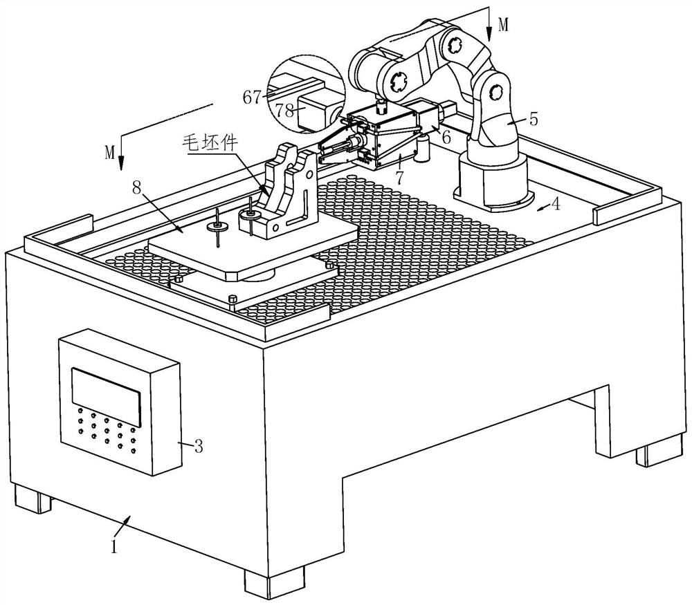 Polishing machining process for iron casting