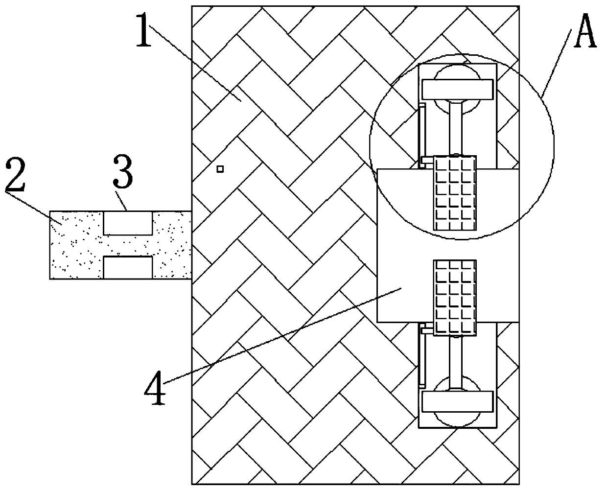 Assembly type energy-saving building part structure based on BIM