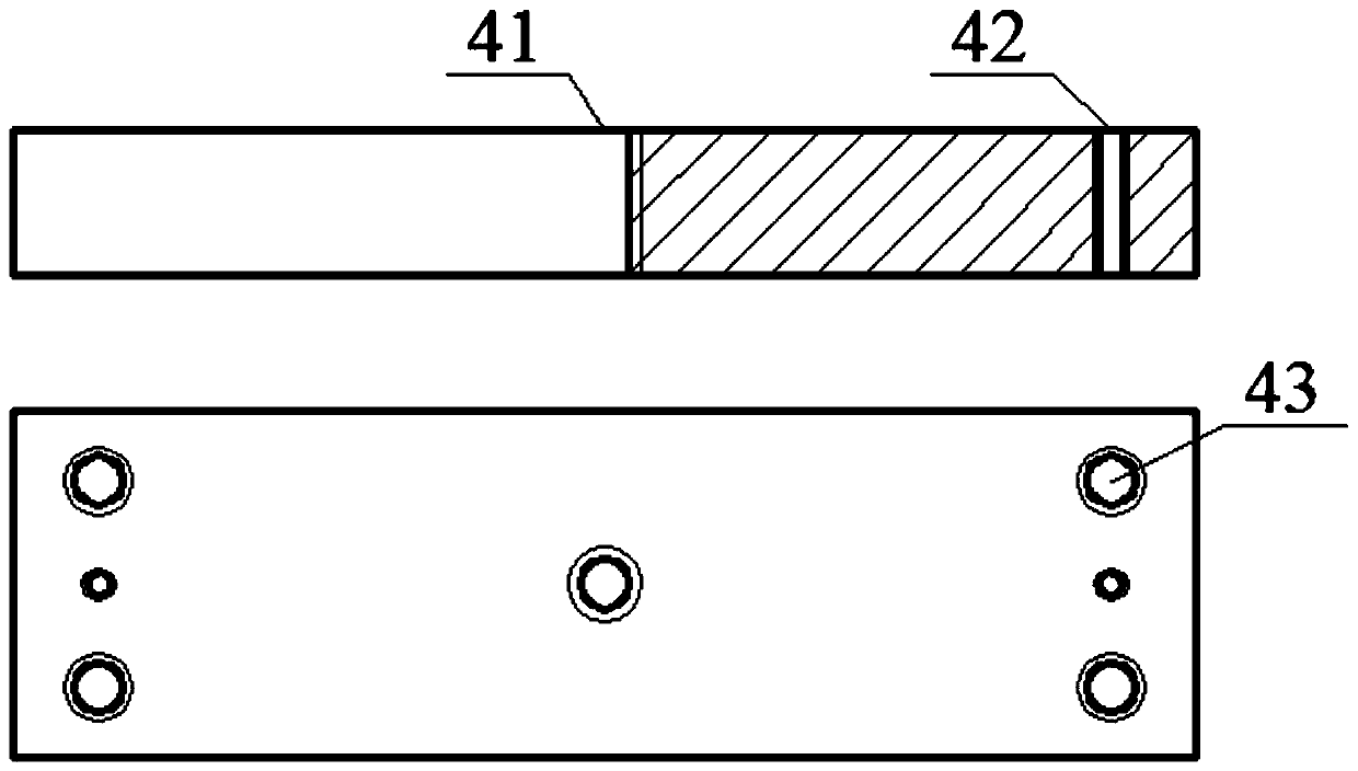 Bolted type weighing feeding trough device for cattle house