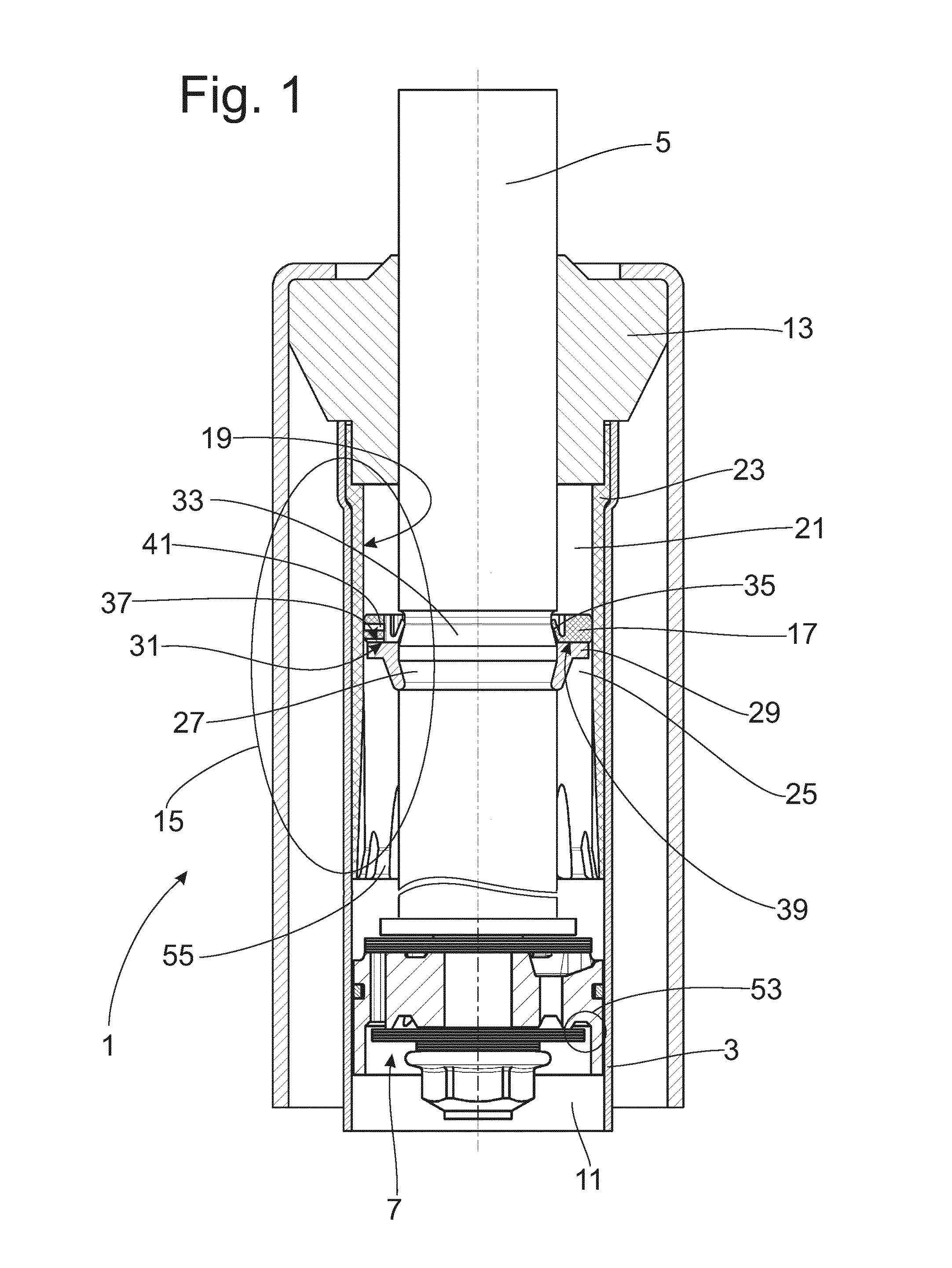 Vibration Damper Having An End Stop