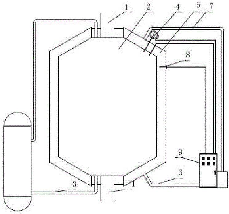 Constant-temperature and constant-pressure permo-treatment method and device for ultra-clean insulation material