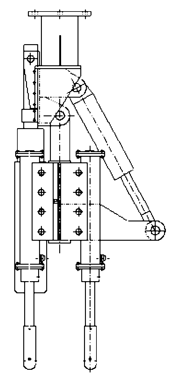 Automatic distorted concrete grouting and vibrating equipment