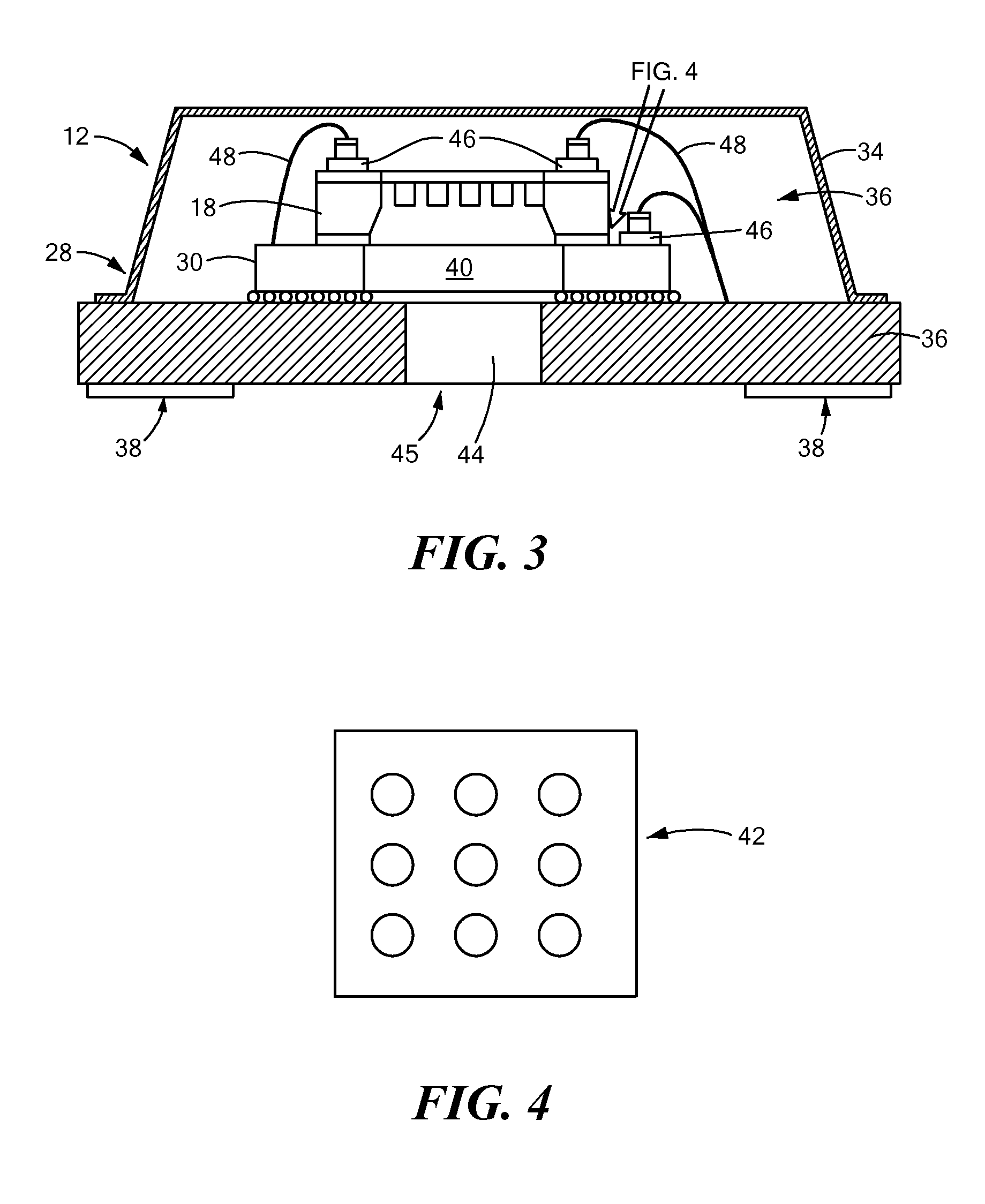 Reduced Footprint Microphone System with Spacer Member Having Through-Hole