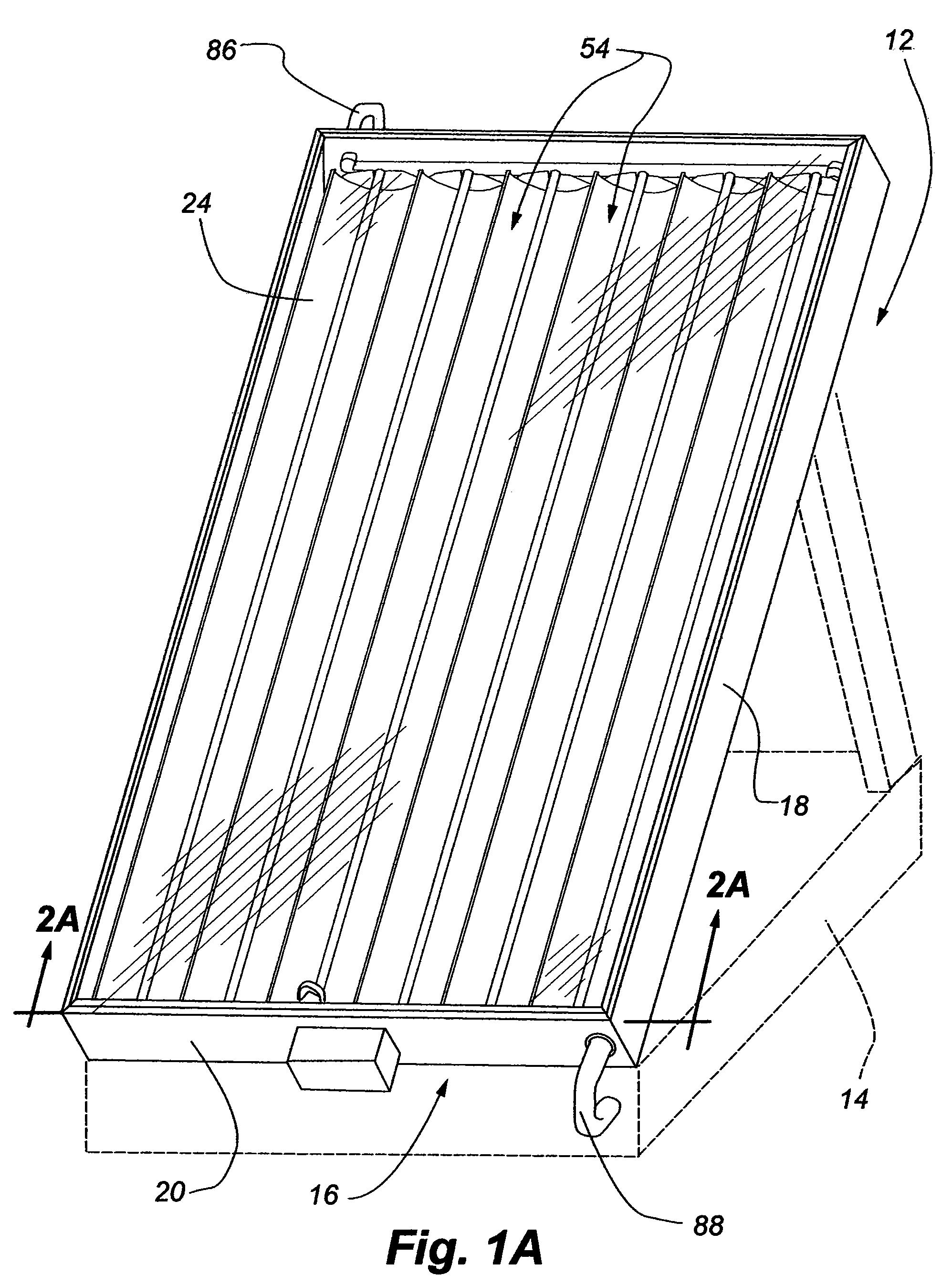 Enclosed solar collector