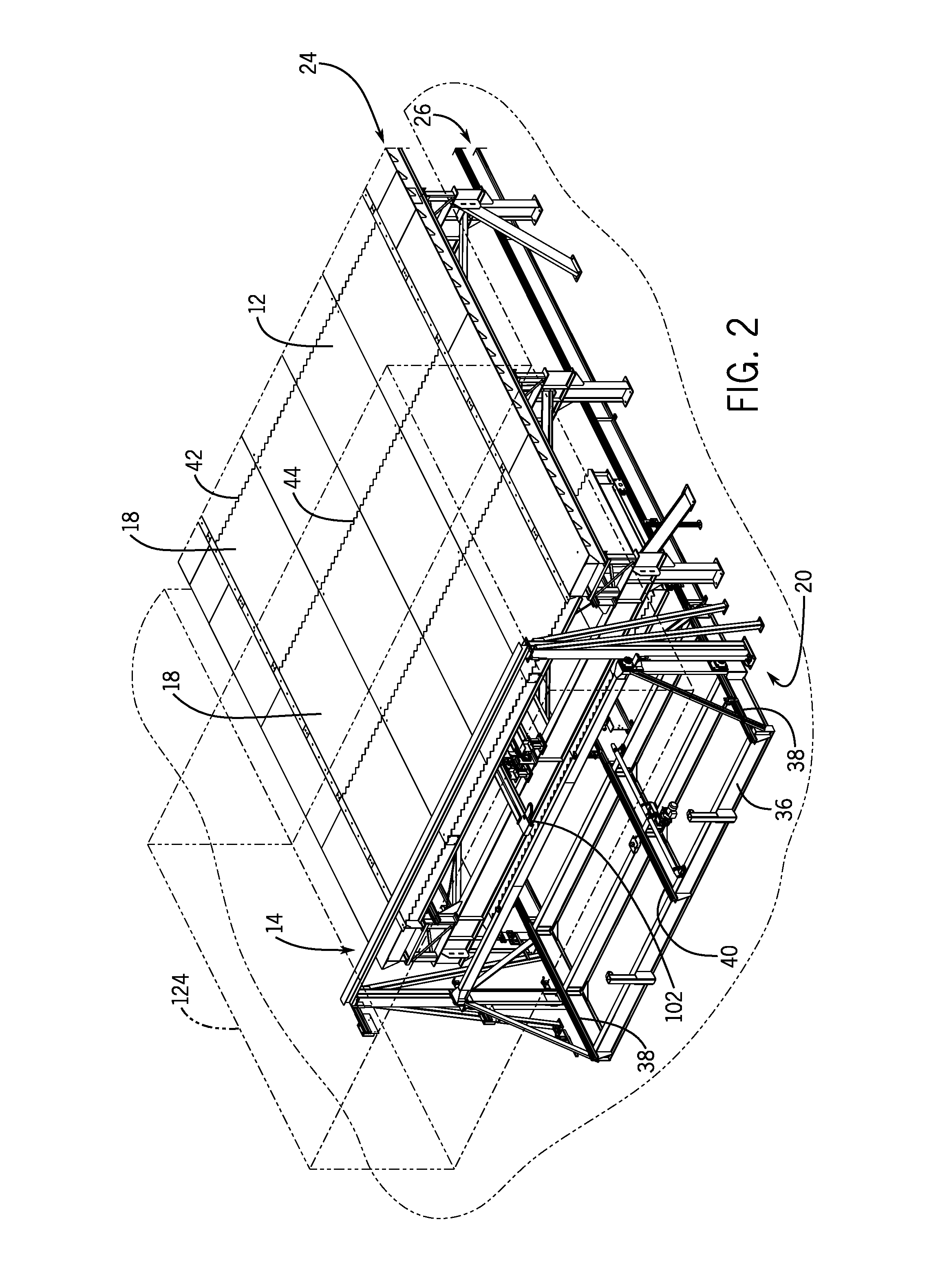 Moving floor system