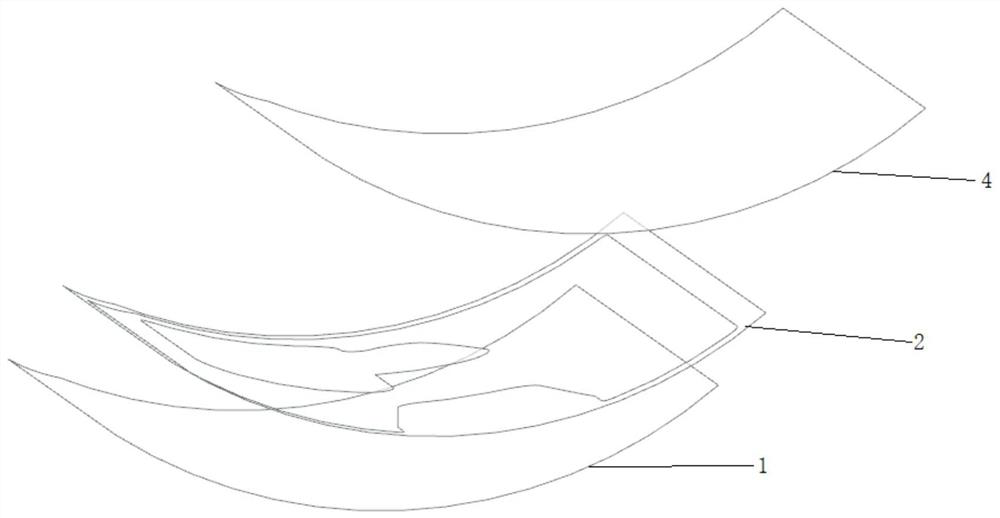 Variable-thickness titanium alloy skin integrated forming method