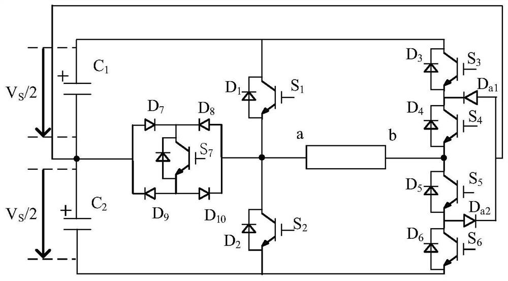 Multi-level topology reactive power compensation device and compensation method with fault-tolerant function