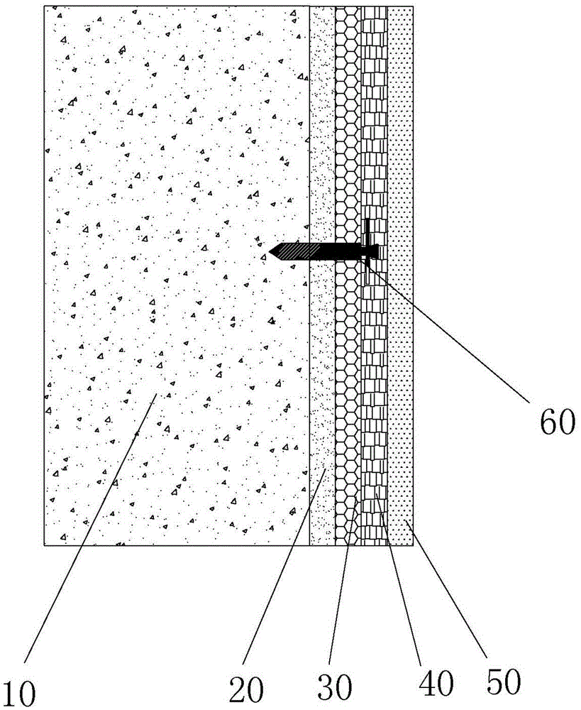 Inorganic thermal mortar external wall insulation system