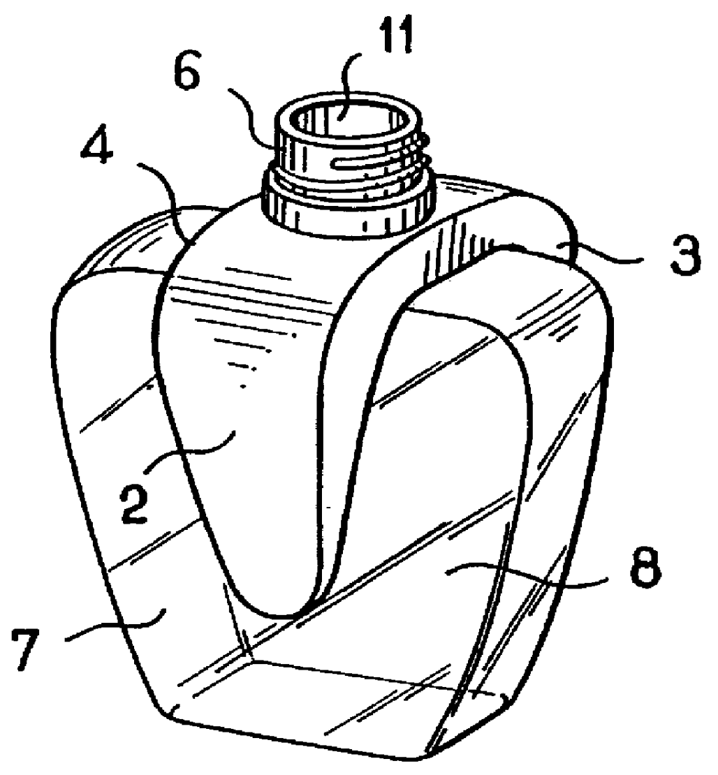 Receptacle including an anti-spill piece, and an anti-spill piece