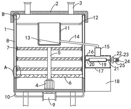 High-purity graphite production device