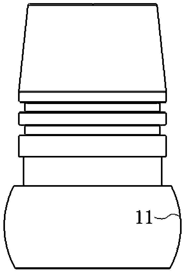 Sphere connection compensation device for aircraft fuel system