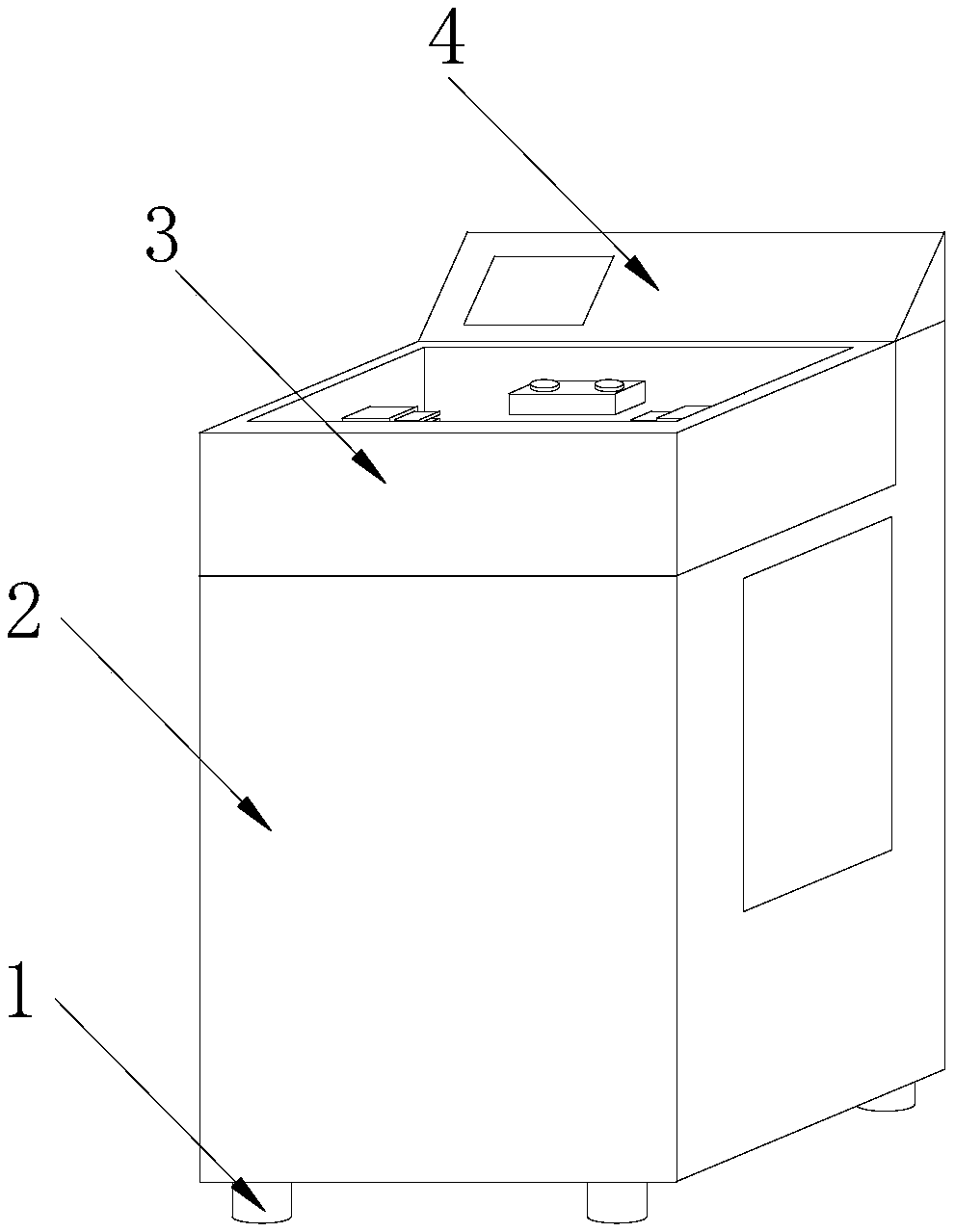 Vacuum forming packaging machine for strip-shaped packaging bags