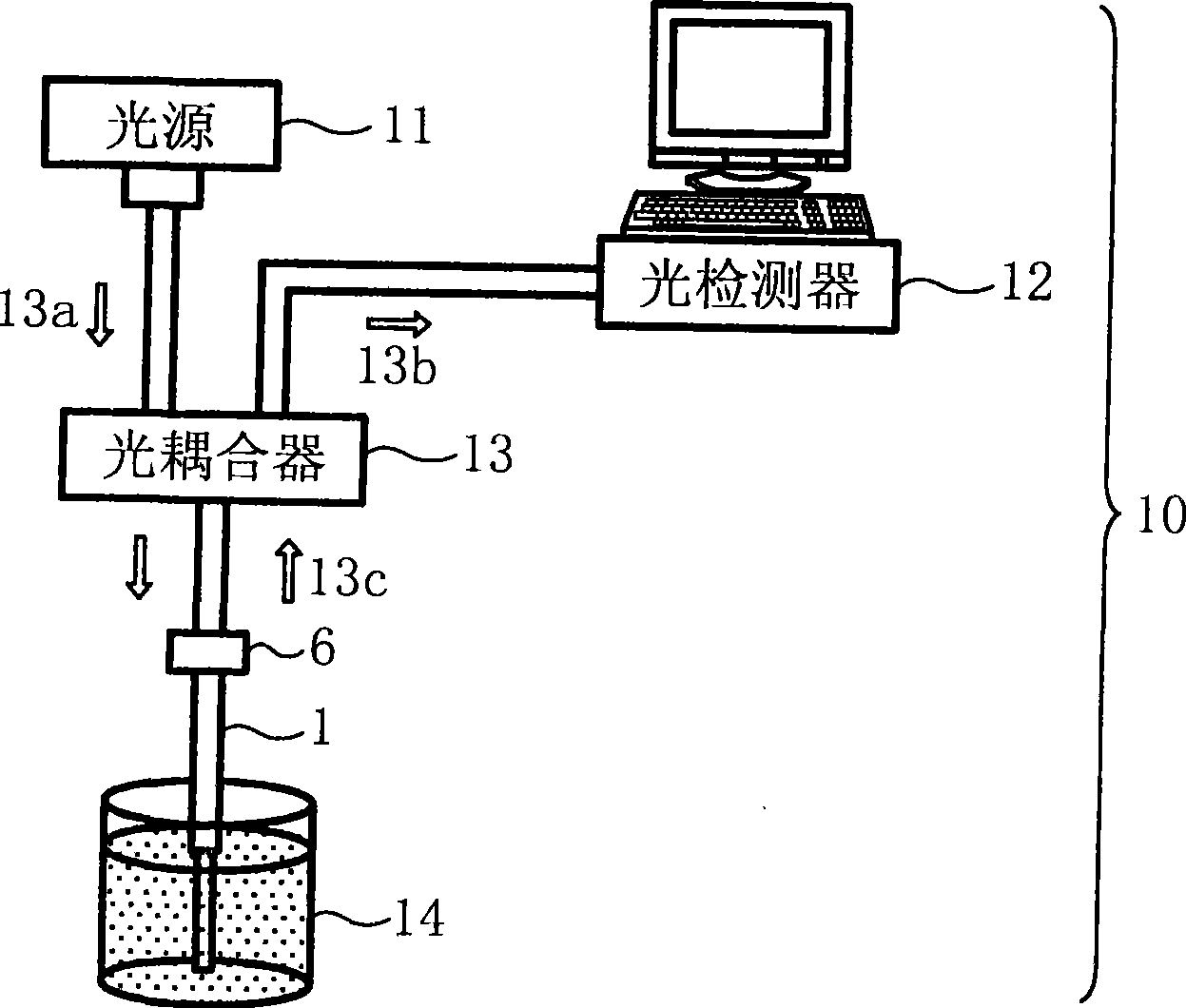 Biosensor, method for producing the same and sensor measurement system