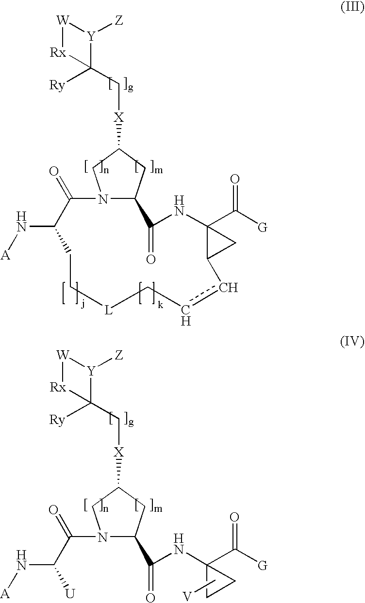 Arylalkoxyl hepatitis C virus protease inhibitors